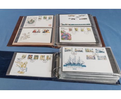 Two folders of Isle of Man first day covers 1986-1992