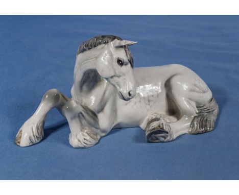 Beswick Shire Mare grey gloss model no. 2459