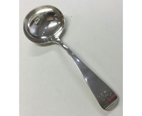 EXETER: An OE pattern silver sauce ladle. 1838. By John Stone. Approx. 60 grams. Est. £45 - £55.