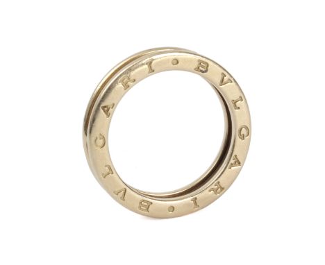 Bvlgari. Sortija B. Zero 1. De una banda en oro amarillo de 18 k. 9,05 gr. 