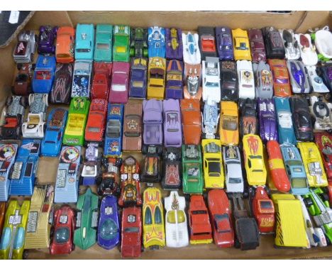 Collection of Mattel Hot Wheels diecast models from the 1960's onwards. Approx 97.