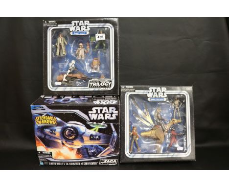 Star Wars - Boxed Hasbro Star Wars The Saga Collection Episode IV A New Hope Darth Vader's Tie Advanced x1 Starfighter, The O