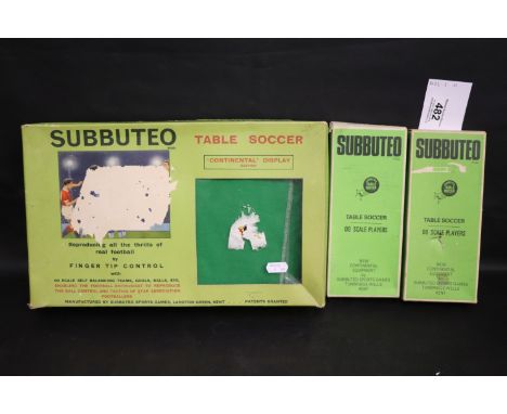 Group of Subbuteo to include boxed Continental Display Edition (play wear) and two boxed HW teams to include Peru, one broken