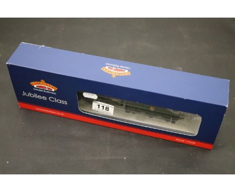 Boxed Bachmann OO gauge 31177DS Jubilee Class 45593 Kolhapur BR lined green early emblem with DCC Sound