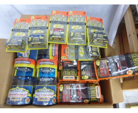 A collection of Matchbox models, with boxes, to include Inaugural Collection 1997 x9 and Premiere First Edition x14, together