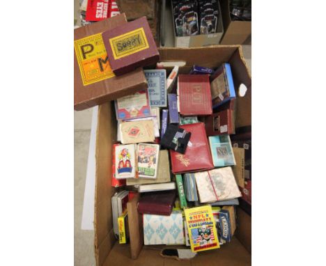 Large collection of playing cards and card games from 20th C