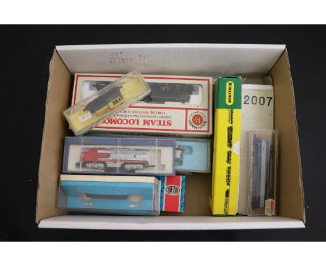 Collection of 11 N gauge engines to include Continental and American lines featuring Lima, Rivarossi, Con-Cur,  Bachmann etc,