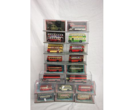 Fourteen Corgi Original Omnibus Diecast model Buses 1:76 scale to include; 41102, 42102, 44101, 41001, 42503, 41002, 40101, 4