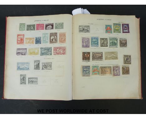 An Ideal postage stamp album Volume Two from 1915 covering war and post war issues British Empire, Foreign Countries. Contain