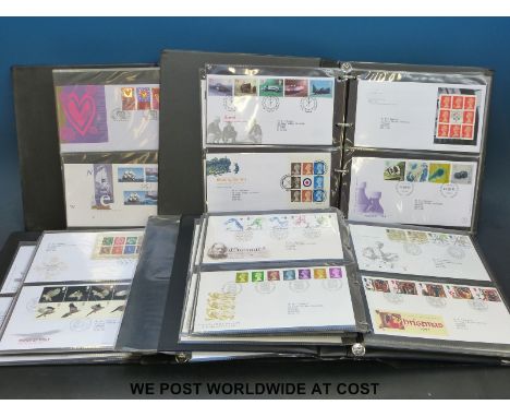 Five GB and Australia first day cover albums 