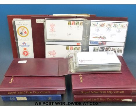 Seven GB first day cover albums