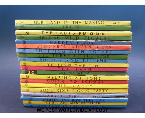 Twenty Ladybird titles from the 1950/60s to include Bunnykins Picnic Party, Baby's First Book etc 