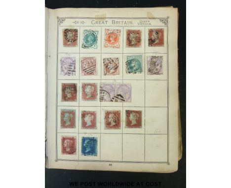 The Lincoln stamp album containing early GB, Commonwealth, Russia, France & colonies, Persia, Belgium, South America etc