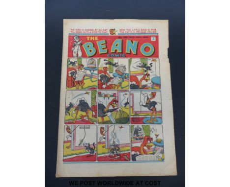 The "Beano" comic No 298 from November 30th, 1946 featuring Big Eggo, Jimmy and his Magic Patch, Lord Snooty etc
