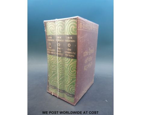 J.R.R. Tolkien, The Lord of the Rings (London, Folio Society, 2004). Green and gilt boards, illustrated by Ingahild Grathmer 