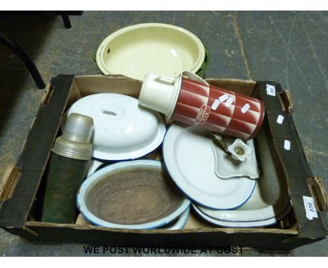Vintage /retro enamel dinnerware