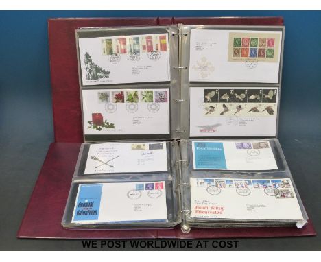 An extensive collection of GB first day covers in ten Royal Mail cover albums 