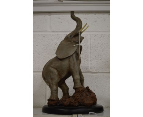 Model of an elephant (formerly a lamp).