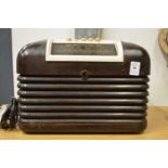 A Bush DAC10 Bakelite radio.