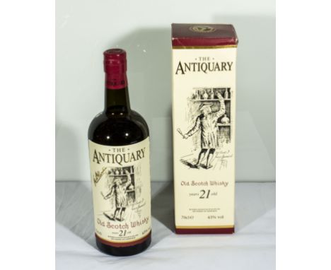 A bottle of The Antiquary Old Scotch Whisky, 21 year old