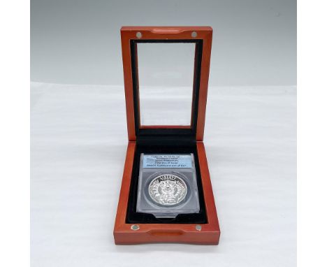 ANACS Graded and Slabbed PR70 DCAM American Legion 100th Anniversary First Day Issue. Certified Number 105 of 157. The obvers