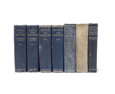 ANTARCTIC: SCOTT, Captain R F: 1- The Voyage Of The 'Discovery' In Two Volumes. Smith, Elder, 1905, first edition, 2nd. Impre