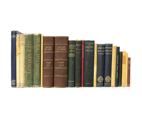 BRITISH TOPOGRAPHY: Wright, Thomas: History &amp; Topography of the County of Essex, 2 vols. Virtue, 1832-35. With large fold