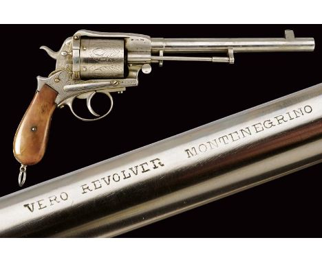 dating: about 1880 provenance: Belgium, Round, rifled (visible rifling, some pitting inside) barrel, marked 'VERO REVOLVER MO