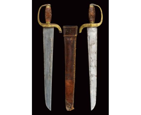dating: first quarter of the 20th Century provenance: China, Large, solid, single-edged, iron blades with thin grooves near t