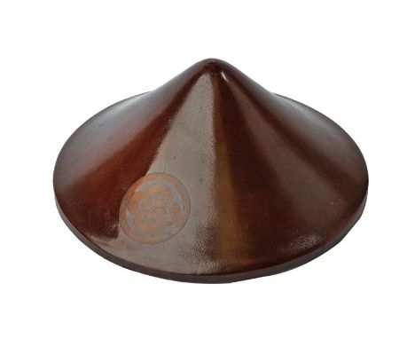 dating: Period (1603-1867) provenance: Japan, Light kanshitsu structure, rust brown-lacquered in Ishime-nuri. Beautiful 'Maru