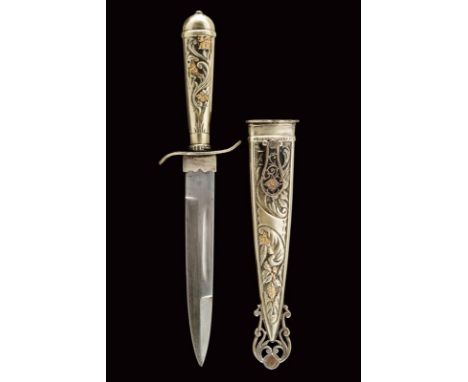 dating: circa 1900 provenance: Argentina, Straight, single-and-false-edged blade, with short groove under the back, the base 