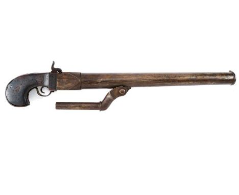 dating: Mid 19th Century provenance: Sweden, Heavy, smoothbore, iron, 40 mm cal. barrel of almost cylindrical shape, provided