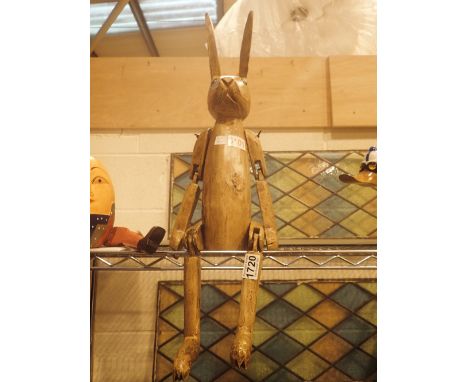 Large wooden shelf hare