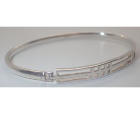 925 silver solid Celtic style bangle