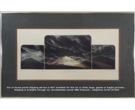 SUSAN JAMESON. 'Evening, Sunset, Dusk, Troutbeck Moor'. A Christie's Limited Edition mezzotint printed on Somerset Paper. Sig