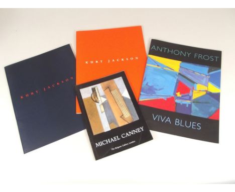 CATALOGUES. Four various exhibition catalogues, Kurt Jackson (2), Michael Canney &amp; Anthony Frost.