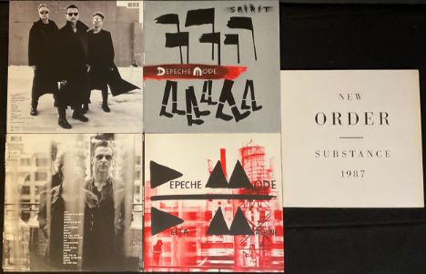 Vinyl Records - LP's including - New Order - Substance - RTD 50 (embossed letters); Depeche Mode - Delta Machine - 88765 4606