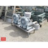 (2) FPZ SPA, Model: SCL K07MSMOR Regenerative Blower Vacuum Pumps, S/N: U05689-2012 and