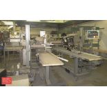 (3) Assorted Belt Conveyors with Label Machines, Including: (2) Southern California Packaging
