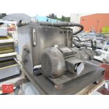 7.5 HP Hydraulic Power Unit 230/460 VLT with Reservoir: Mounted on Steel Skid and 200 Gallon