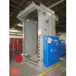 2015 Woodland MDM Box/Case Palletizer, Model: Currie, S/N: HSP-6-1161 with Power Roller Conveyor