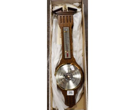 A modern thermometer barometer