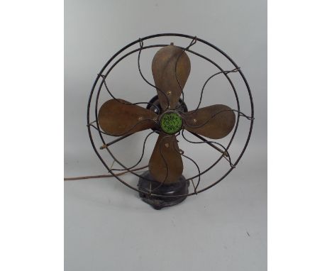 A Vintage Tabletop Fan by B & Y.