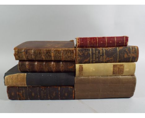 A Collection of Eight Bound Books to Include The World Before the Deluge 1891, The First Crossing of Greenland (Volume II by 