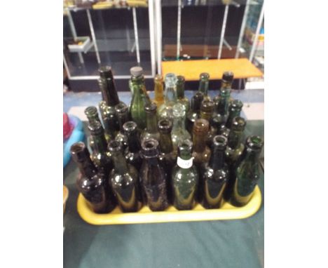 A Collection of Twenty Eight Vintage Beer Bottles, Brewery Bottles Etc. 