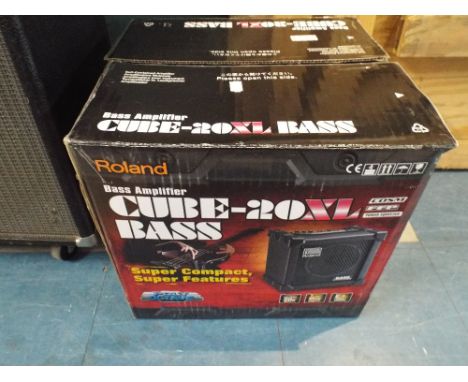 A Roland CB-20XL Cube Bass Amplifier