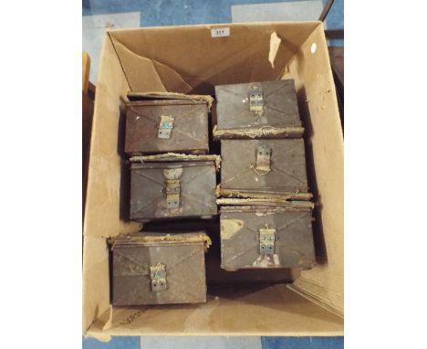 Six Ammunition Boxes. 