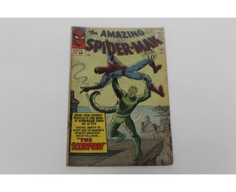 THE AMAZING SPIDER MAN' SILVER AGE COMIC BOOK ISSUE #20, US price edition with UK price stamp to cover, featuring the first a