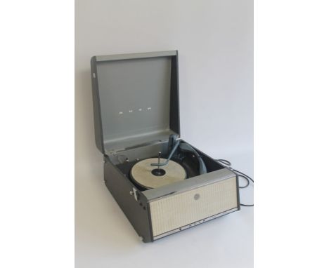 A VINTAGE 'BUSH, MONARCH, SRP 31d' PORTABLE RECORD PLAYER