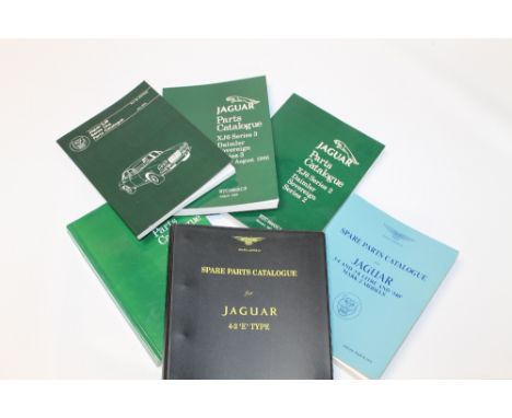 JAGUAR PARTS CATALOGUES 1980S together with 'Triumph Herald 1200 Owners Repair Manual' 1962  (7)Condition Report:Please note: